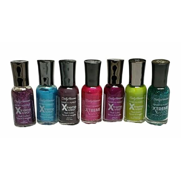 Sally Hansen Other - Sally Hansen Hard As Nails HAN Xtreme Wear Nail Polish Shiny Glittery & Solid